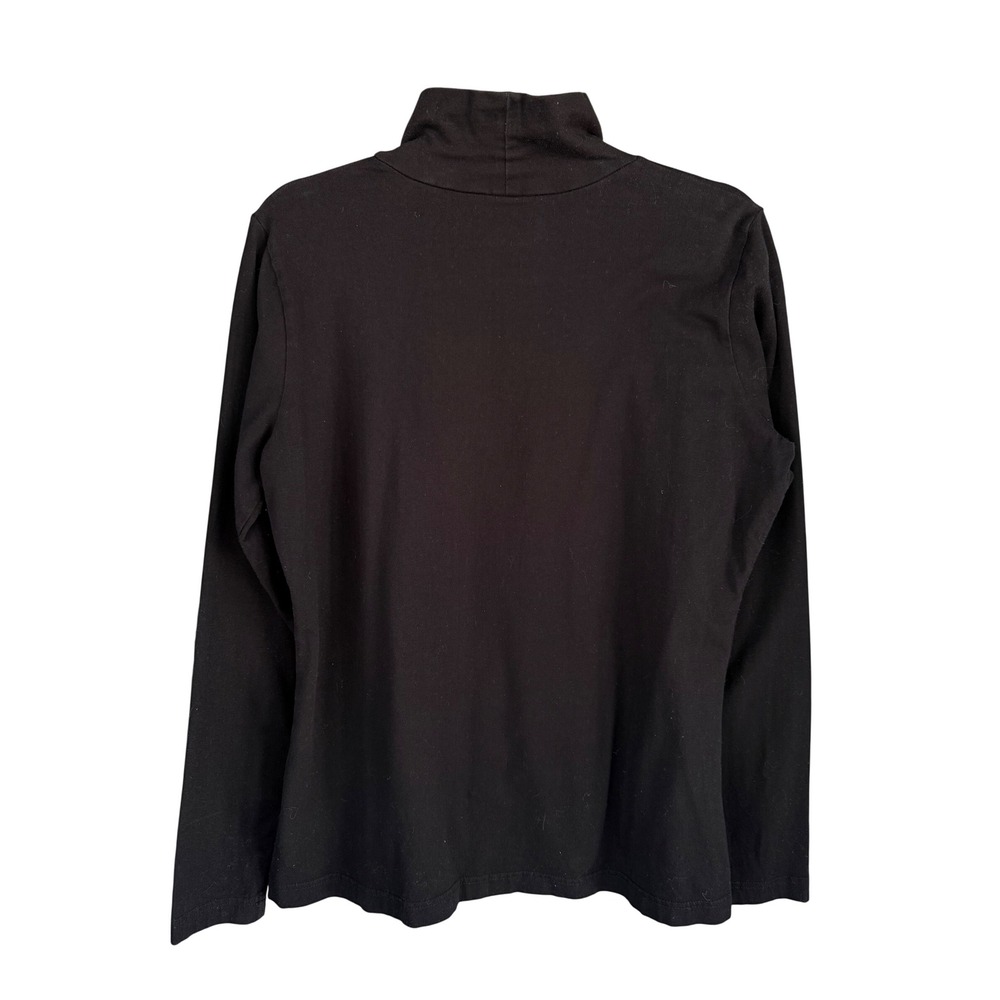 A8 Woolrich Black Sheep Embroidered Turtleneck Long Sleeve Top‎ Large 22064 - Picture 7 of 7